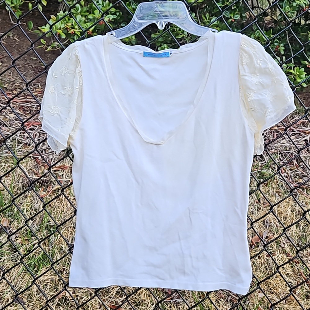 Johnny was fairy sleeves tee shirt